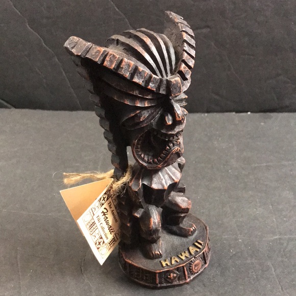 KC Company Hawaiian God of Money Tiki Hapa Wood - Picture 2 of 9